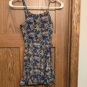 Rare Editions Navy Floral Dress
